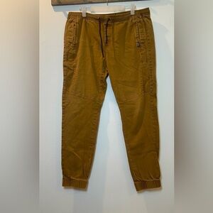 Tony Hawk Pants Men's L Drawstring Waist Pockets Tapered Leg Casual Streetwear